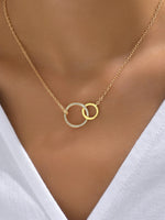 Double Circle Pendant Necklace™
