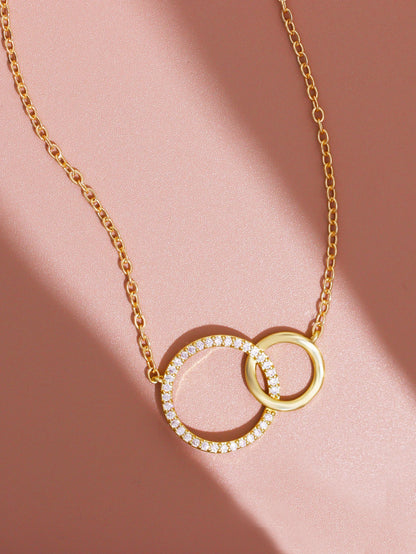 Double Circle Pendant Necklace™