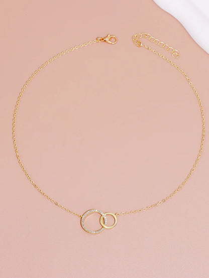 Double Circle Pendant Necklace™